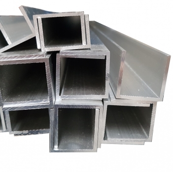 U-Profil Aluminium blank gepresst 10x10x10mm Außenmaß